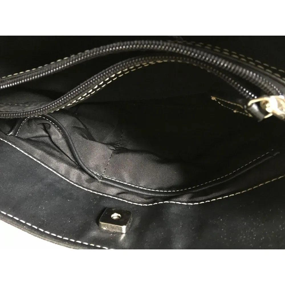 Tommy‎ Hilfiger Medium Black Hobo Shoulder Bag Purse